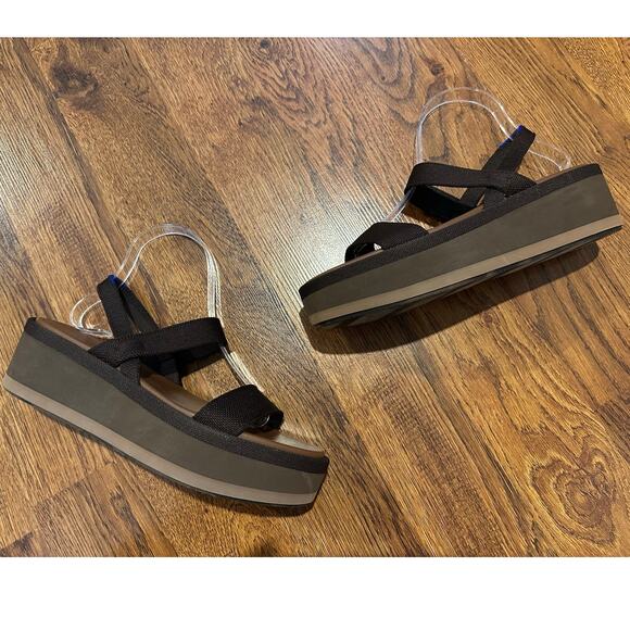 Rothy's Shoes - Rothy’s Women’s The Lightweight Wedge Sandal – Brown – Size 9 Sustainable Style